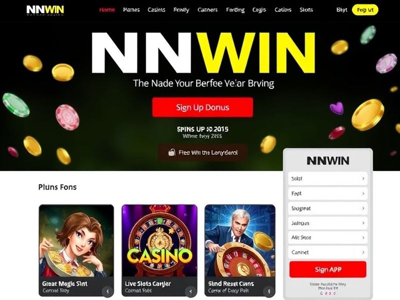 NNWin is your go-to platform for exciting online casino games where you can win real money. Enjoy slots, poker, and more.